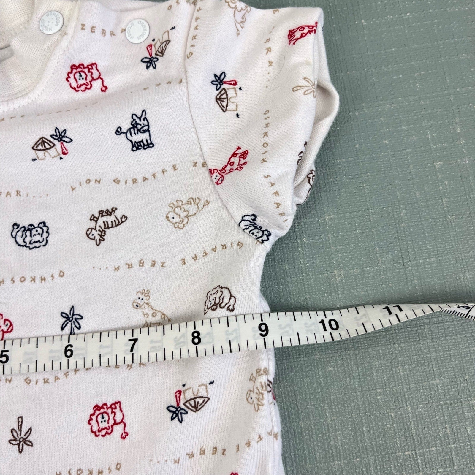 Vintage OshKosh B'gosh Safari Tee Shirt 3-6 Months