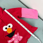 Load image into Gallery viewer, Vintage Y2K Sesame Street Red Pink Elmo Hoodie 18 Months
