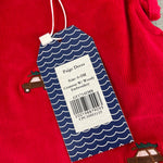 Load image into Gallery viewer, Classic Prep Childrenswear Paige Dress Crimson w/ Woody 6-9 Months NWT
