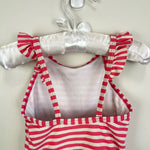 Load image into Gallery viewer, Mini Boden Striped Duck Bathing Suit 6-12 Months
