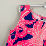 Load image into Gallery viewer, Lilly Pulitzer Girls Ikat Blue Mocean Engineered Mini Donna Dress L 8-10 NWT
