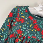 Load image into Gallery viewer, Hanna Andersson Long Sleeve Dress Poinsettia Patch 75 cm 12-18 Months

