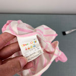 Load image into Gallery viewer, Vintage Little by Little Pink Striped Ice Cream Ruffle T-Shirt 12 Months
