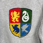 Load image into Gallery viewer, Mini Boden x Harry Potter Hogwarts Crest Crewneck Sweatshirt Gray 7-8
