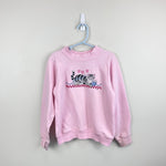 Load image into Gallery viewer, Vintage Hanes Her Way Needlepoint Cat and Yarn Sweatshirt 7-8 USA
