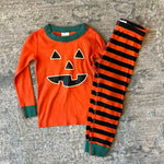 Load image into Gallery viewer, Hanna Andersson Happy Jack-O-Lantern Long John Pajamas 90 cm 3T
