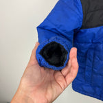 Load image into Gallery viewer, The North Face Reversible Mount Chimbo Full-Zip Hooded Jacket Blue Black 4T
