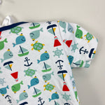 Load image into Gallery viewer, Magnificent Baby Nautical Bodysuit Romper 9 Months
