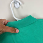 Load image into Gallery viewer, Crewcuts Everyday Critter Polo Shirt Green Smiley 6-7
