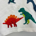 Load image into Gallery viewer, Mini Boden Long Sleeve Applique Dino Tee 6-12 Months
