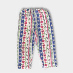 Load image into Gallery viewer, Vintage OshKosh B'gosh Striped Floral Garden Leggings 24 Months
