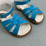 Load image into Gallery viewer, Saltwater Original Girls Blue Sandals 9
