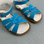 Load image into Gallery viewer, Saltwater Original Girls Blue Sandals 9
