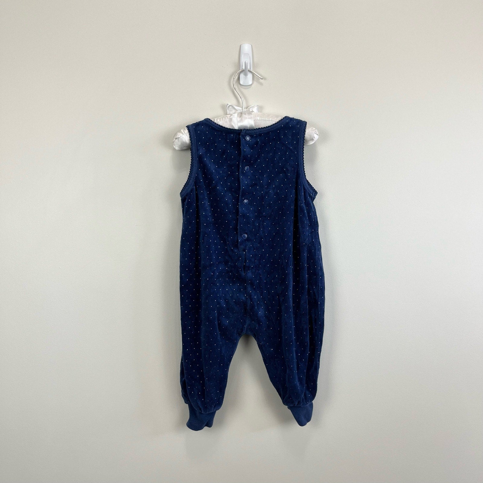 Vintage OshKosh B'gosh Navy Jumpsuit 6-9 Months