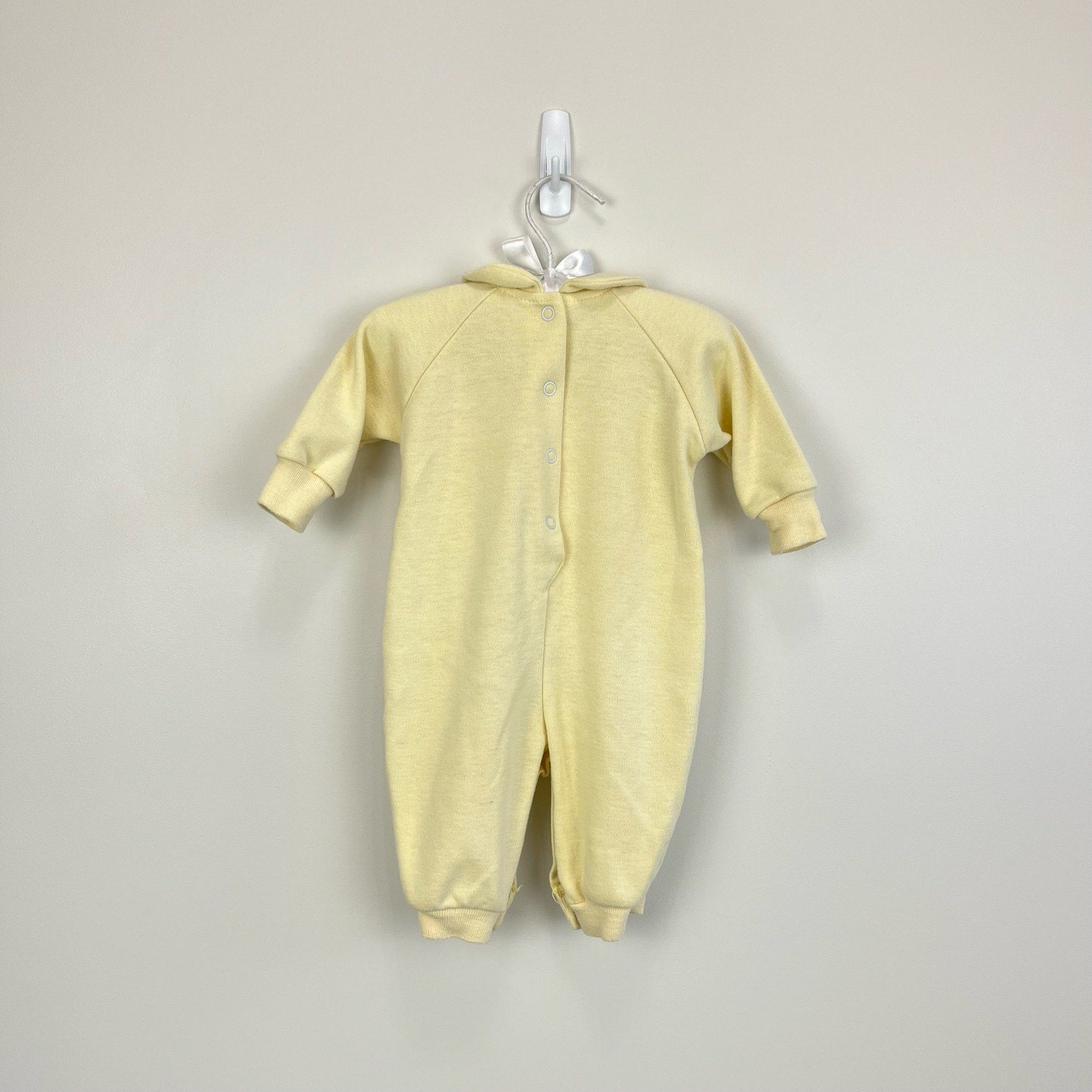 Vintage Healthex Yellow Baby Coverall 6 Months USA