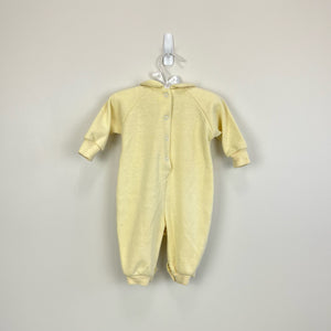 Vintage Healthex Yellow Baby Coverall 6 Months USA