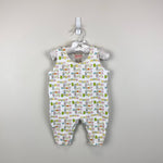 Load image into Gallery viewer, Vintage Zutano Bunny Garden Laundry Romper Overalls 6-12 Months
