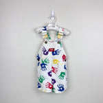 Load image into Gallery viewer, Vintage OshKosh B'gosh Handprint Shortalls 3T USA
