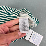 Load image into Gallery viewer, Vintage Green and White Striped Shorts 12 Months NWT
