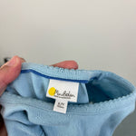 Load image into Gallery viewer, Mini Boden Short Sleeve Pointelle Top Light Celeste Blue 6-7 Years
