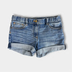 Load image into Gallery viewer, Crewcuts Cuffed Medium Wash Denim Cowgirl Shorts 10

