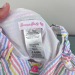 Load image into Gallery viewer, Bonnie Baby Pastel Stripe Seersucker Dress 6-9 Months
