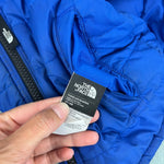 Load image into Gallery viewer, The North Face Reversible Mount Chimbo Full-Zip Hooded Jacket Blue Black 4T
