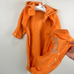 Load image into Gallery viewer, Vintage Y2K Winnie the Pooh Tigger Fleece Footie Coverall Costume 6-9 Months
