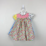 Load image into Gallery viewer, Mini Boden Gathered Woven Dress Hotchpotch Multi 3-6 Months
