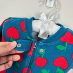 Load image into Gallery viewer, Hanna Andersson Blue Red Apple PJs 90 cm 3T
