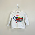 Load image into Gallery viewer, Mini Boden Fruit Bowl Applique Shirt 6-12 Months
