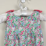 Load image into Gallery viewer, Janie and Jack Ditsy Floral Bow Romper 3-6 Months
