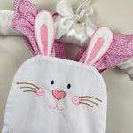 Load image into Gallery viewer, Will'Beth Pink Gingham Bunny Sun Suit Romper 0 Months
