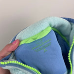 Load image into Gallery viewer, Vineyard Vines Girls' Harbor Fleece Glow 1/2 Zip Crystal Blue Heather M 10-12
