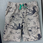 Load image into Gallery viewer, Mini Boden Lost Islands Crocodile Cove Drawstring Shorts 8
