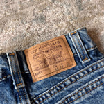 Load image into Gallery viewer, Vintage Levi's 505 Classic Fit Slim Orange Tab Blue Jeans 10 USA
