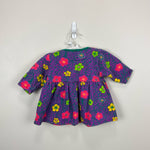 Load image into Gallery viewer, Vintage The Place Purple Floral Sweatshirt Dress M 12-18 Months
