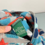 Load image into Gallery viewer, L.L. Bean Gray Fish Hooded Fleece Jacket 6-12 Months
