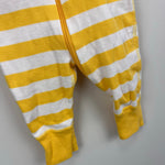 Load image into Gallery viewer, Hanna Andersson Yellow Striped Pajamas 50 cm 0-3 Months
