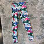 Load image into Gallery viewer, Mini Boden Fun Printed Leggings Rainbow Unicorns 11-12
