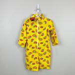 Load image into Gallery viewer, L.L. Bean Toddlers&#39; Sun-and-Surf Bodysuit Yellow Rainbow 3T NWT
