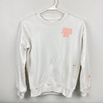 Load image into Gallery viewer, Abercrombie Kids Relaxed Fit Graphic Sweatshirt Groovy Hearts &amp; Flowers 9-10
