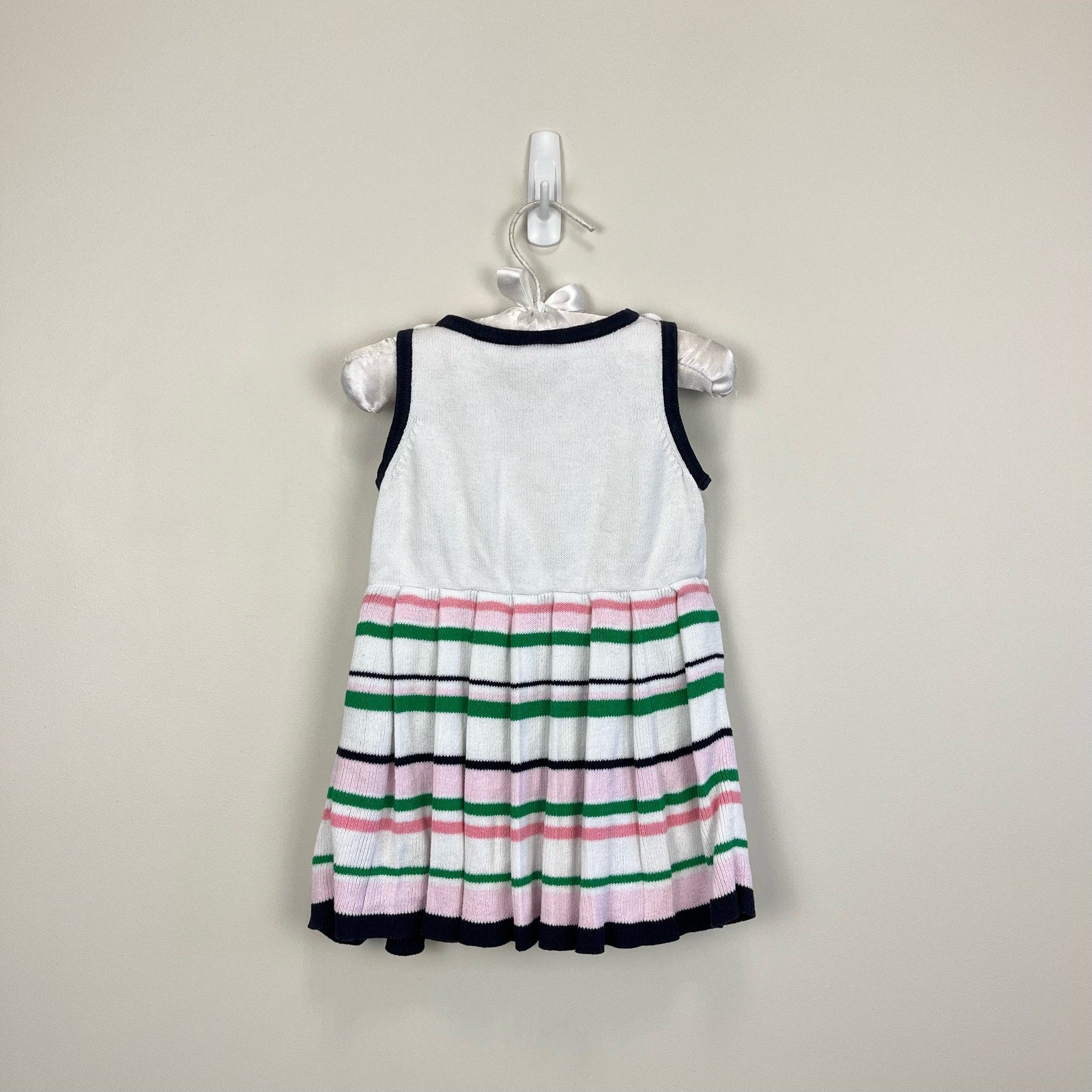 Janie and Jack Sleeveless Knit Pleated Dress 12-18 Months