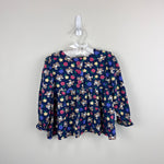 Load image into Gallery viewer, Vintage Healthtex Floral Teddy Bear Blouse Shirt 24 Months
