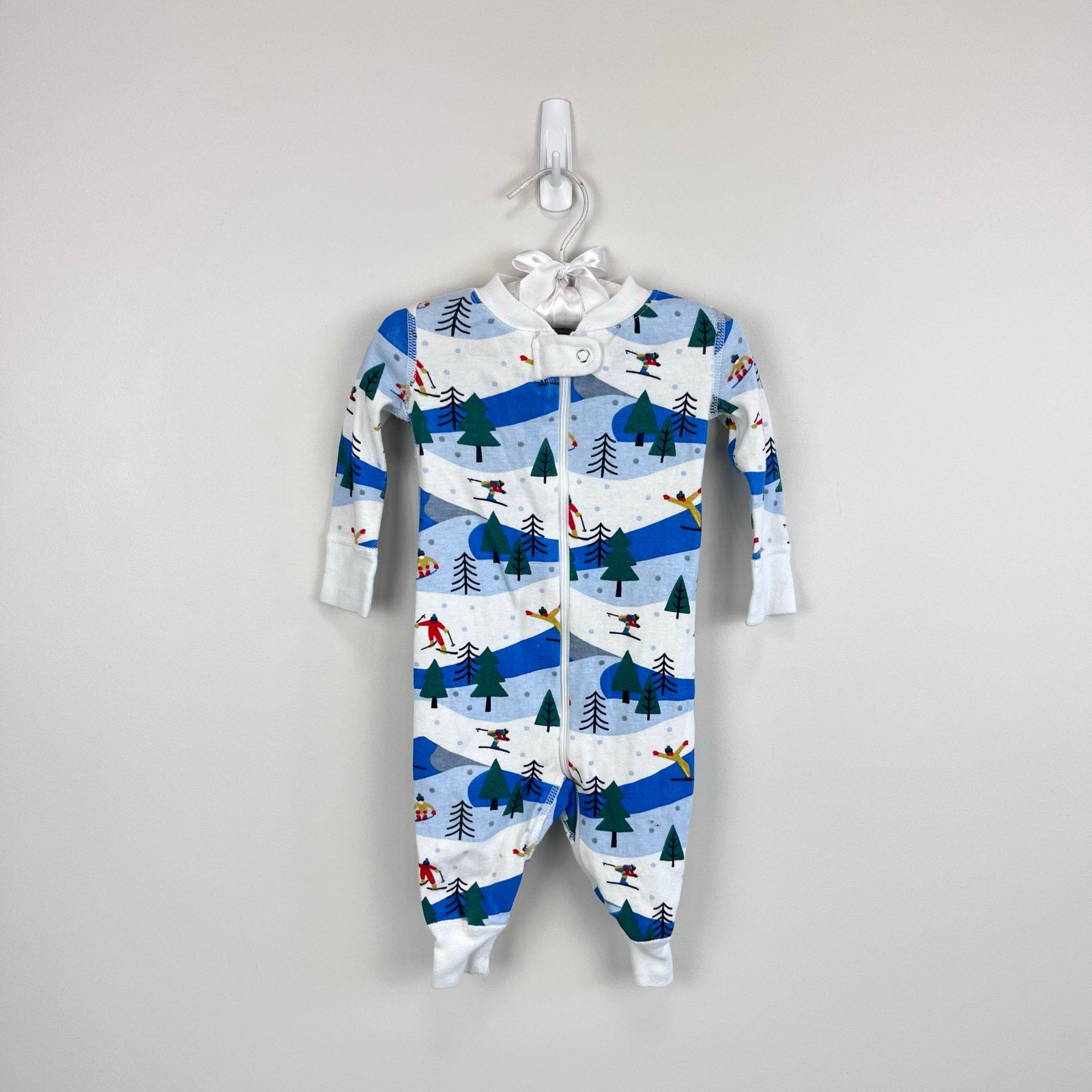 Hanna Andersson Holiday Ski Slope Sleeper 60 cm 3-6 Months