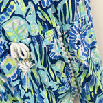 Load image into Gallery viewer, Lilly Pulitzer Girls Bala Romper Indigo Sunset Swim L 8-10
