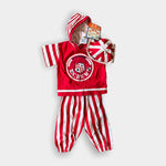 Load image into Gallery viewer, Vintage Day Baby Sportswear Red Striped Outfit 12 Months NWT
