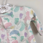 Load image into Gallery viewer, Magnetic Me Pastel Paint Splatter Organic Cotton Footie 3-6 Months
