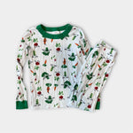 Load image into Gallery viewer, Hanna Andersson Strong Veggies Long John Pajamas 120 cm 6-7
