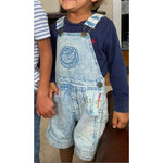 Load image into Gallery viewer, Vintage OshKosh B'gosh Acid Wash Captain OshKosh Shortalls 3T USA
